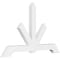 Ekena Millwork Vanguard Architectural Grade PVC Gable Bracket, 84"W x 52 1/2"H x 4"D x 6"F, 15/12 Pitch GBP084X53X0406VAN00 - alternate 1